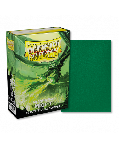 Dragon Shield: (100) Matte Dual Sleeves: Might