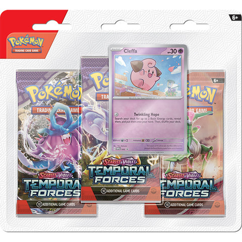 Pokemon TCG: Scarlet & Violet Temporal Forces Three-Booster Blister