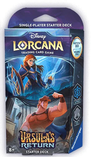 Disney Lorcana: Ursula's Return Starter Deck - Sapphire & Steel Portals Games & Comics Disney Lorcana: Ursula's Return Starter Deck - Sapphire & Steel Portals Games & Comics