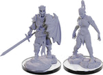 Pathfinder Deep Cuts Unpainted Miniatures: W22 Plague Zombie & Skeletal Champion