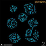 The Lord of the Rings Dice Set - Moria (Glow in the Dark)