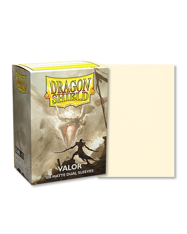 Dragon Shield: (100) Matte Dual Sleeves: Valor
