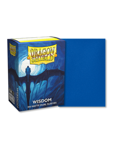 Dragon Shield: (100) Matte Dual Sleeves: Wisdom