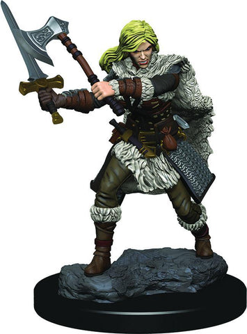 Dungeons & Dragons: Icons of the Realms Premium Miniatures - W3 - Human Female Barbarian