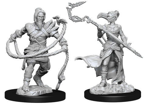 Magic: the Gathering Unpainted Miniatures: W1 Stoneforge Mystic & Kor Hookmaster (Fighter,Rogue,Wizard)