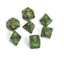 Chessex: Speckled 7-Die Set - Golden Recon