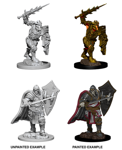 Dungeons & Dragons Nolzur's Marvelous Unpainted Miniatures: W6 Death Knight & Helmed Horror