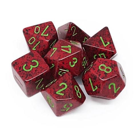 Chessex: Speckled 7-Die Set - Strawberry