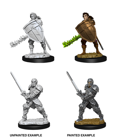 Dungeons & Dragons Nolzur's Marvelous Unpainted Miniatures: W8 Male Human Fighter