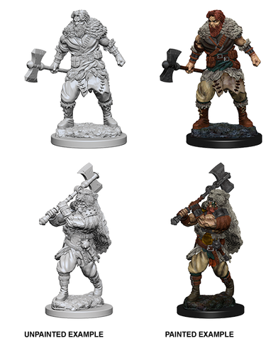 Dungeons & Dragons Nolzur's Marvelous Unpainted Miniatures: W1 Human Male Barbarian
