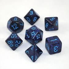 Chessex: Speckled 7-Die Set - Cobalt