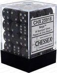 Chessex: Speckled 12mm D6 Block (36) - Ninja