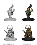 Dungeons & Dragons Nolzur's Marvelous Unpainted Miniatures: W4 Dwarf Female Barbarian