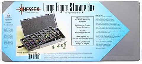 Chessex: Large Figure Storage Box - 56 Figures