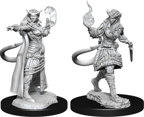 Dungeons & Dragons Nolzur's Marvelous Unpainted Miniatures: W15 Tiefling Sorcerer Female