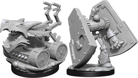 Dungeons & Dragons Nolzur's Marvelous Unpainted Miniatures: W15 Stone Defender & Oaken Bolter