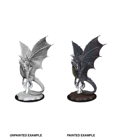Dungeons & Dragons Nolzur's Marvelous Unpainted Miniatures: W11 Young Silver Dragon