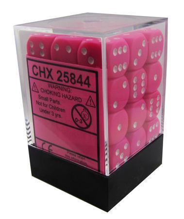 Chessex: Opaque 12mm D6 Block (36) - Grey/Black