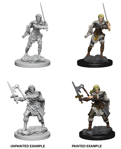 Dungeons & Dragons Nolzur's Marvelous Unpainted Miniatures: W1 Human Female Barbarian