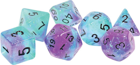 Sirius Dice: RPG Set - Peacock Glowworm