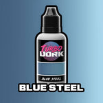 TURBO DORK: METALLIC ACRYLIC PAINT: BLUE STEEL (20ML BOTTLE) (TDK4451)
