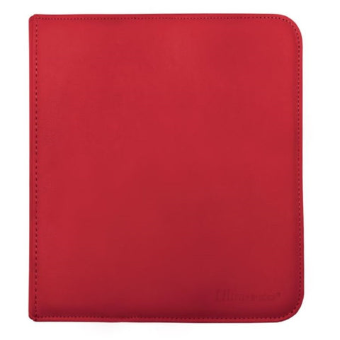 Ultra PRO: Vivid 12-Pocket Zippered PRO-Binder - Red