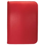 Ultra PRO: Vivid 4-Pocket Zippered PRO-Binder - Red