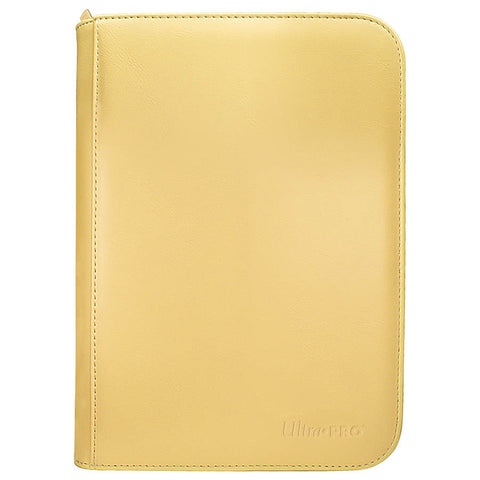 Ultra PRO: Vivid 4-Pocket Zippered PRO-Binder - Yellow