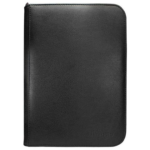 Ultra PRO: Vivid 4-Pocket Zippered PRO-Binder - Black