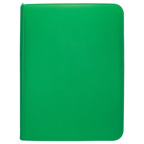 Ultra PRO: Vivid 9-Pocket Zippered PRO-Binder - Green