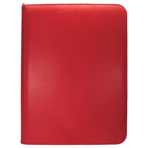 Ultra PRO: Vivid 9-Pocket Zippered PRO-Binder - Red