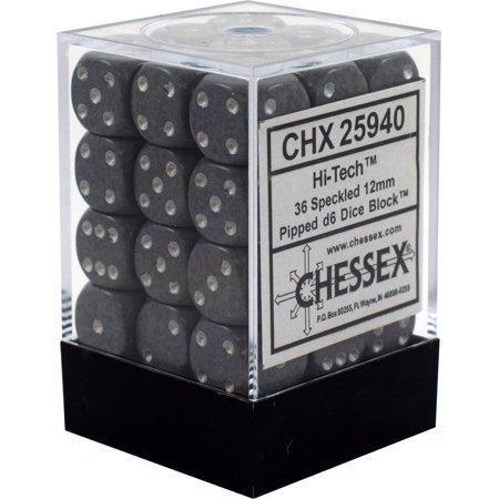 Chessex: Speckled 12mm D6 Block (36) - Hi-tech