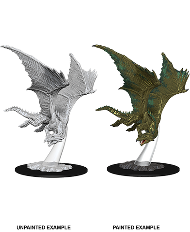 Dungeons & Dragons Nolzur's Marvelous Unpainted Miniatures: W9 Young Bronze Dragon