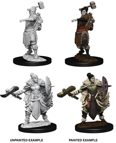Dungeons & Dragons Nolzur's Marvelous Unpainted Miniatures: W9 Female Half-Orc Barbarian