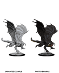 Dungeons & Dragons Nolzur's Marvelous Unpainted Miniatures: W8 Young Black Dragon