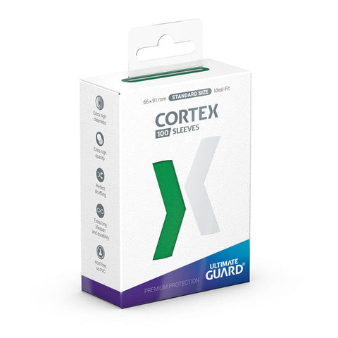 Cortex Sleeves - Standard Size (100ct) - Green