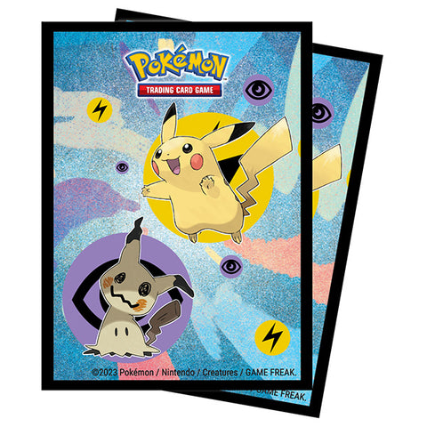Pikachu & Mimikyu Card Protectors (65ct)