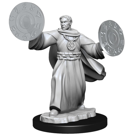 Critical Role Unpainted Miniatures: W1 Human Graviturgy and Chronurgy Wizards