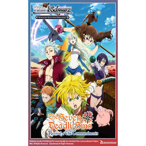 Weiss Schwarz - Booster Box - Seven Deadly Sins: Revival of the Commandments Weiss Schwarz - Booster Box - Seven Deadly Sins: Revival of the Commandments