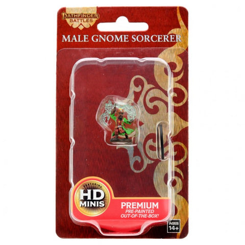 Pathfinder Battles Premium Painted Figure: Male Gnome Sorcerer